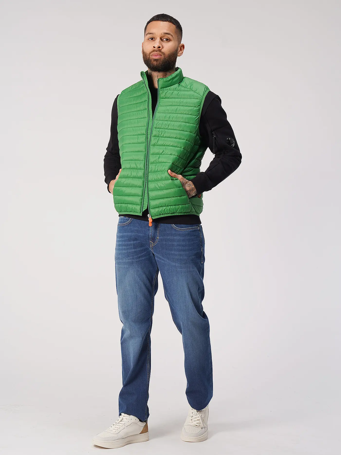 SAVE THE DUCK | Steppgilet | grün